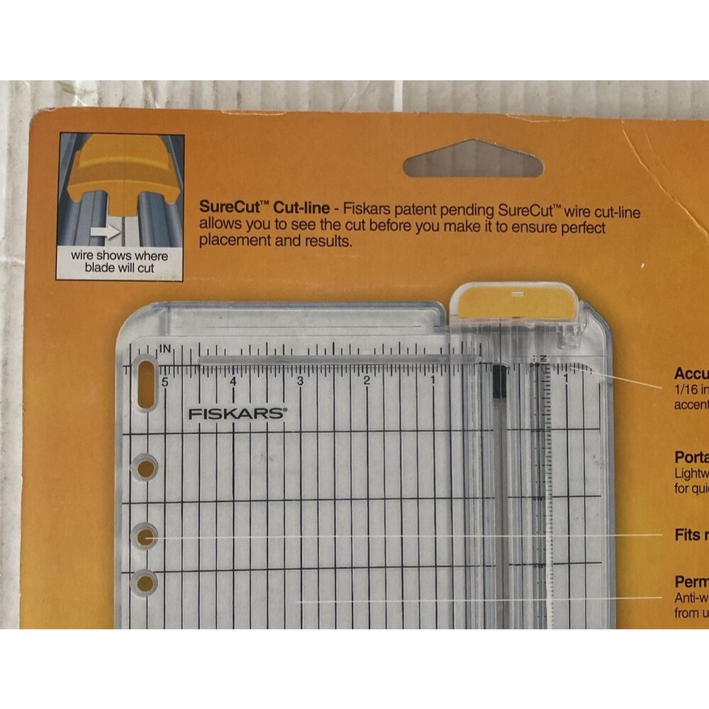 Fiskars Card Making Paper Trimmer 9" Portable New - Picture 6 of 6